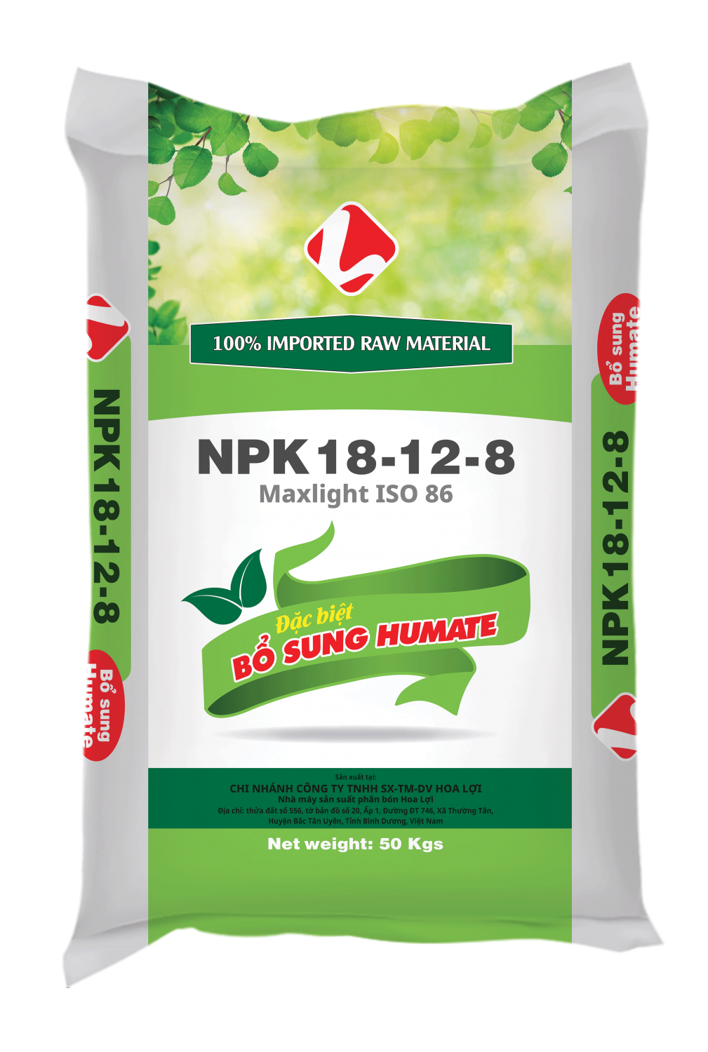 NPK 18-12-8 BỔ SUNG HUMATE