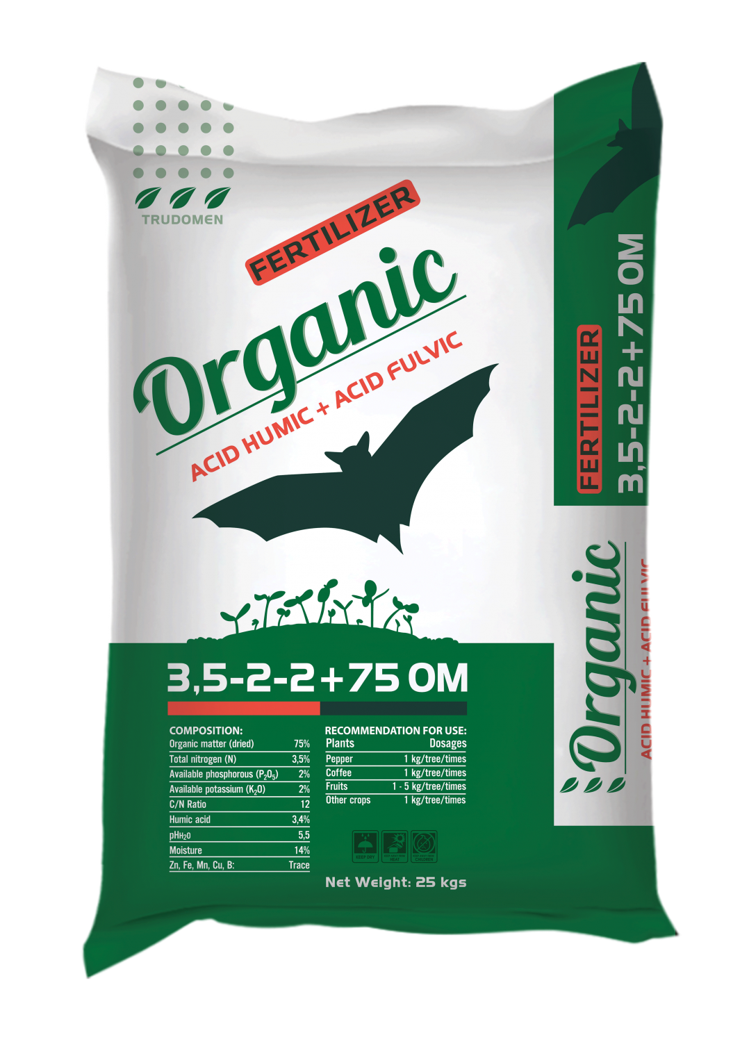 PHÂN BÓN HỮU CƠ TRUDOMEN