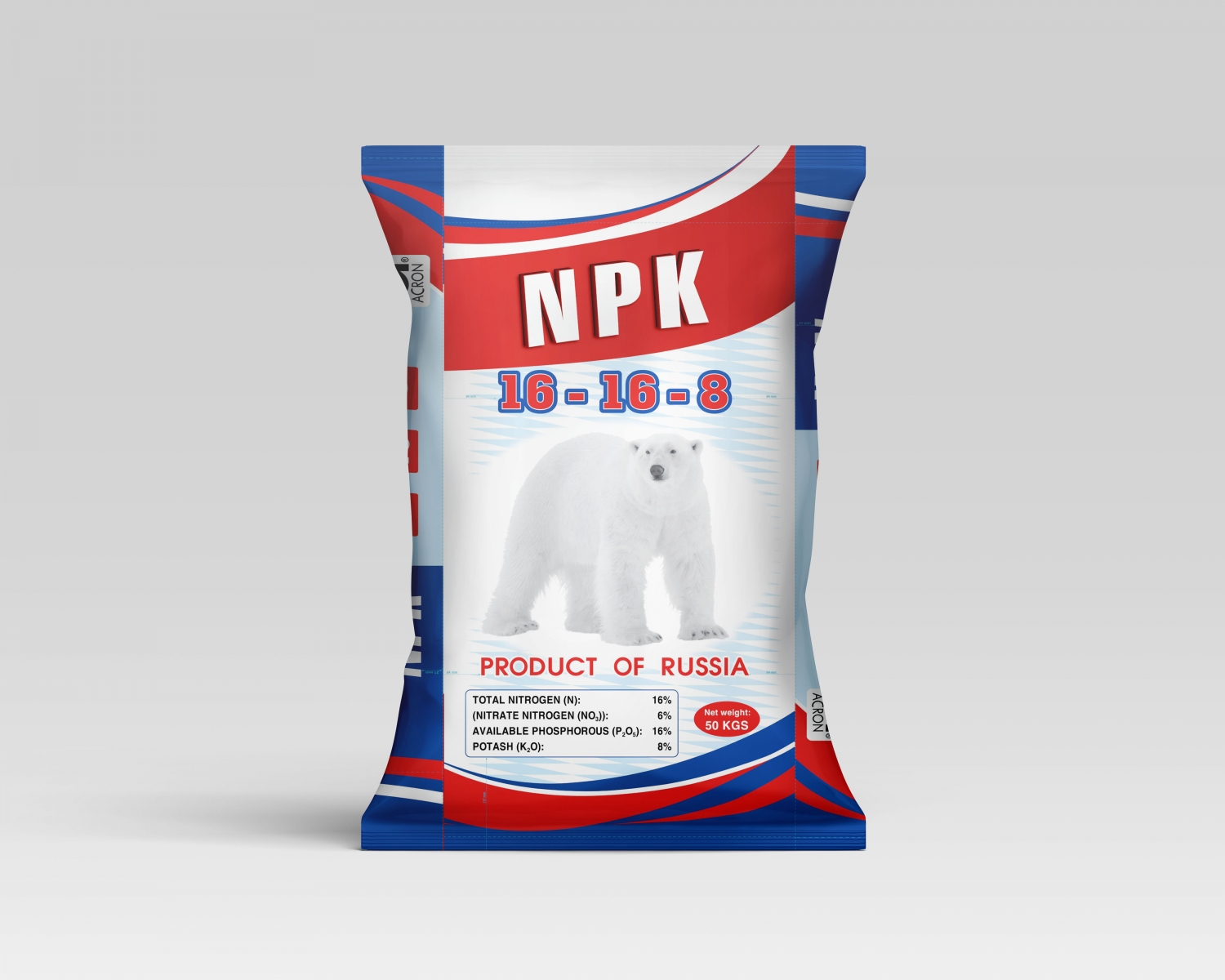 NPK 16-16-8 NGA - XUẤT XỨ: NHÀ MÁY ACRON